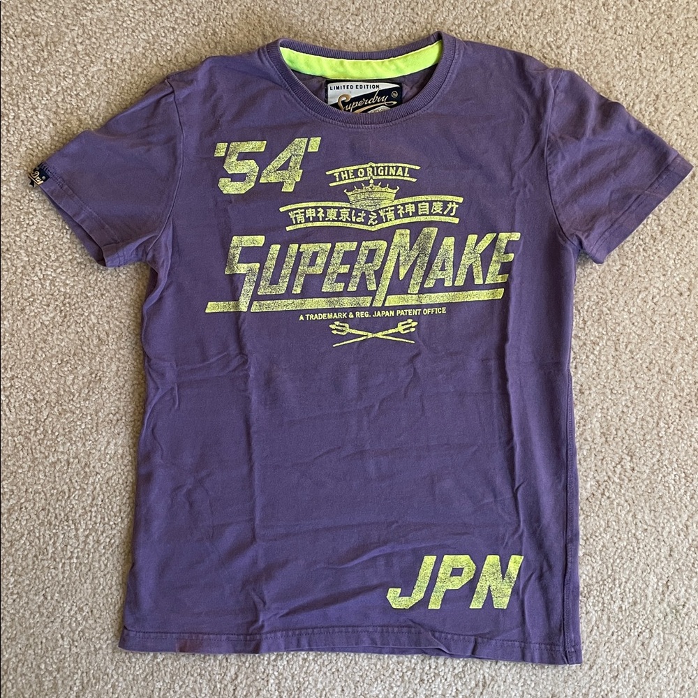 Superdry Vintage Purple T-shirt